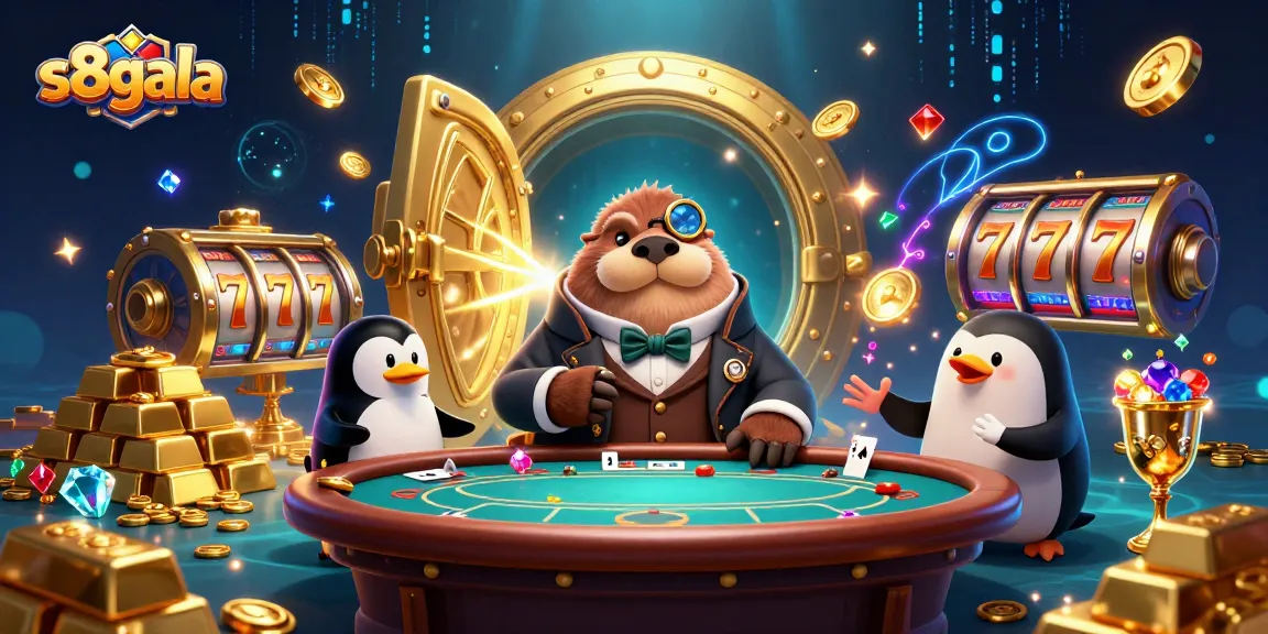 Experience thrilling gameplay at s8gala's underwater poker table with treasure and luck!
