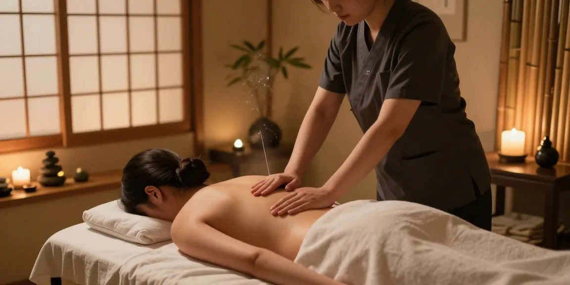마사지 치료 중 자연 친화적인 공간에서 편안한 분위기 조성
