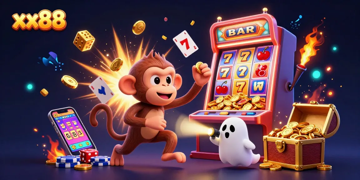 Experience the thrilling excitement of xx88 with a jackpot explosion in a vibrant casino setting.